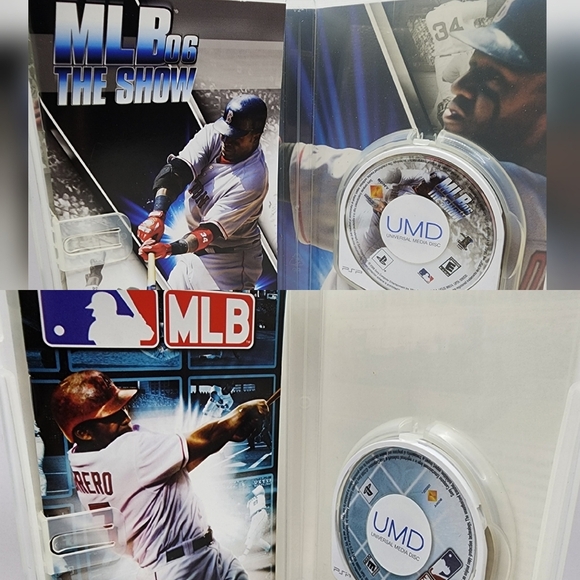 PSP Lot - MLB 06: The Show, MLB 2005 Sony PlayStation -w Manuals - Picture 1 of 7